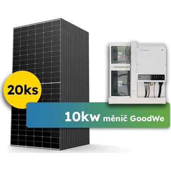 Ecoprodukt Hybrid-ready Goodwe 10,5kWp 3-fáz předpřipravený solární systém