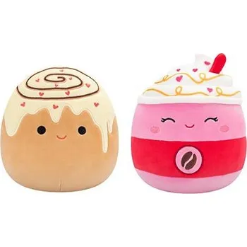 plyšák SQUISHMALLOWS 1+1 Latté a Skořicová rolka - Beata a Brown