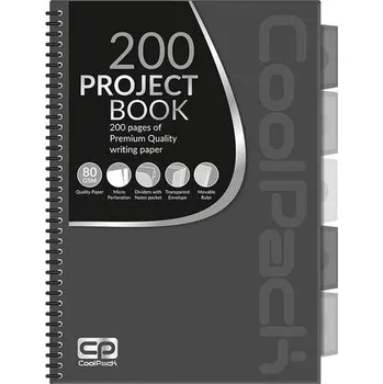 Set školních potřeb Kołonotes A4 grey CoolPack, Patio