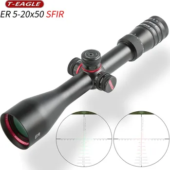 Puškohled Puškohled ER 5-20X50SFIR, podsvícení, libela, černý, T-Eagle