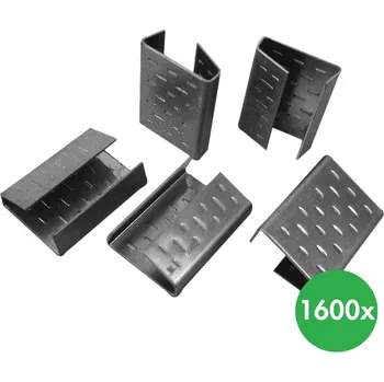 Stahovací páska Spona ocelová PP-16, 1600 ks