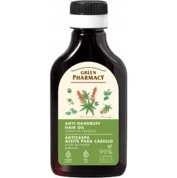 Vlasová regenerace GREEN PHARMACY Olej na vlasy proti lupům Ricinový olej, 100 ml