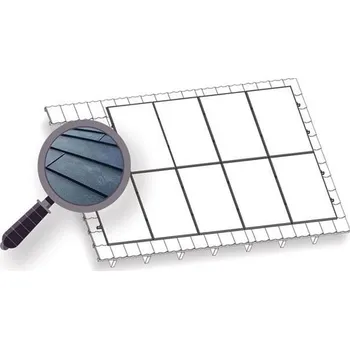 držák na solární panel KENO Konstrukce KENO na FV pro 9 panelů. Falcovaný plech