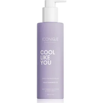 Šampon ICONIQUE Professional COOL LIKE YOU Perfect Blonde & Silver Violet šampon neutralizující žluté tóny 250 ml