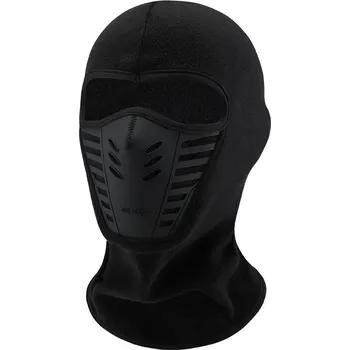 Kukla Balaclava | kukla s šátkem na lyže, na kolo více barev - černá