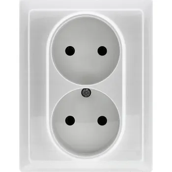 Elektrická zásuvka KOS Elektrická Zásuvka zásuvka bílá