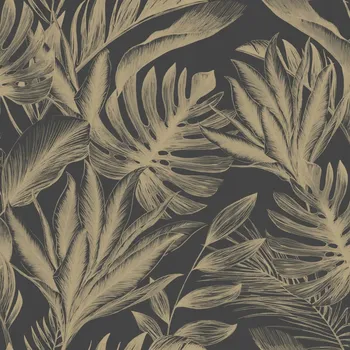 Fototapeta Tapeta velké listy monstery lesklá vliesová