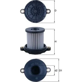 Hydraulický filtr Hydraulický filtr, automatická převodovka MAHLE HX 229