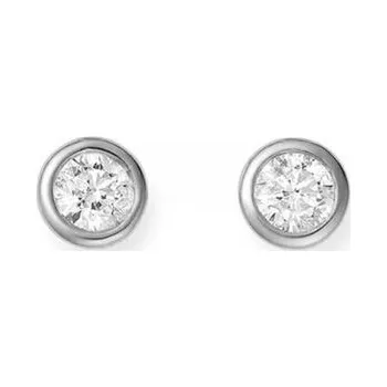 Náušnice Stříbrné náušnice 5mm