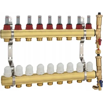 rozdělovač topení Rozdělovač BraxTherm pro 9 okruhů