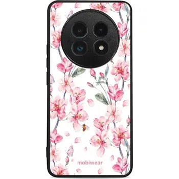 Pouzdro na mobilní telefon Lesklý kryt Mobiwear Glossy - Realme 13 Pro Plus 5G - G033G - Růžové květy (Prémiové lesklé pouzdro, obal, kryt Mobiwear Glossy na mobil Realme 13 Pro Plus 5G - G033G - Růžové květy, materiál Plast + TPU silikon - krytí po všech stranách, neošoupatelný)