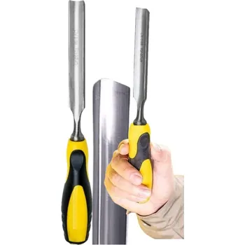 Dláto DLÁTO NA DŘEVO POLOKRUHOVÉ 22mm TRUHLÁŘSKÉ DLÁTO S KLADÍVKEM CRV