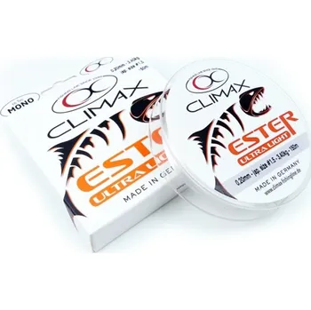 CLIMAX - Přívlačový silon Ester Japan Ultra Light Transparent 0,125 mm 1,45 kg 150 m