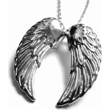 Náhrdelník Steel Jewelry Náhrdelník andělská křídla z chirurgické oceli NH090295 dárkové balení zdarma