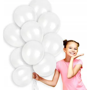 Balónek BALÓNKY METALICKÉ VELKÉ SVATBA NAROZENINY PERLOVÉ 20 KS