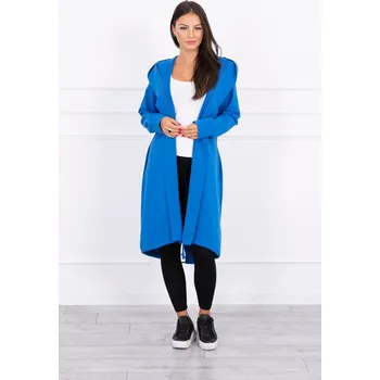 Dámská cargo bunda Dámská chrpově modrá oversize bunda K-Fashion s potiskem, UNI i519_15766-U