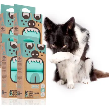 sáček na exkrement EXBAGS Biologicky rozložitelné sáčky na psí exkrementy 240 ks