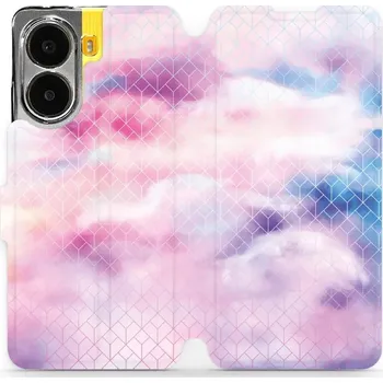 Pouzdro na mobilní telefon Flipové pouzdro Mobiwear - Xiaomi Poco X7 Pro - MR02S Vodovkové obrazce (Knížkové flip pouzdro, obal, kryt na mobil Xiaomi Poco X7 Pro - MR02S Vodovkové obrazce, materiál Umělá kůže + TPU - ochrana 360°, stojánek, silikonová vanička, magnetické zavírání)