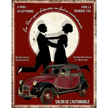 Plechová cedule Retro plechová cedule - Star