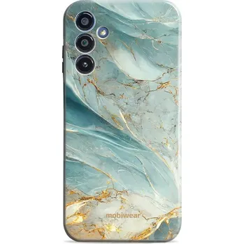 Pouzdro na mobilní telefon Odolný obal Mobiwear Elite Pro - Samsung Galaxy S25 Plus - EP34E Zelenkavý a zlatavý mramor (Odolné pouzdro, obal kryt Mobiwear Elite Pro - maximální ochrana mobilu, zesílené hrany, přesné výřezy, pohodlné držení, odolná grafika, kvalitní materiály)
