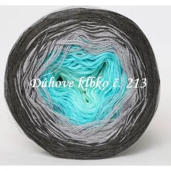 Příze Duhové klubíčko 213, 3nitka 1100 m