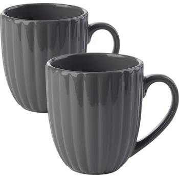 Stolování LIVARNO home Sada talířů / misek / hrnků, 2dílná (hrnek, šedá)