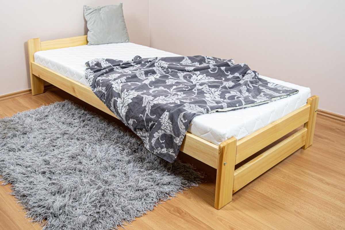 Postel z masivu borovice Evropa 80x200 cm