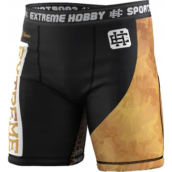 Kraťasy Vale Tudo GOLDEN WARRIOR 3XL BLACK EXTREME HOBBY