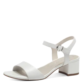 Dámské sandále DÁMSKÉ SANDÁLY TAMARIS 1-28250-42 100 BÍLÁ Barva: BÍLÁ, Velikost: 41
