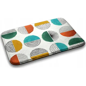 Koupelnová předložka Koupelnová předložka Velká XL Kruhy a Linie