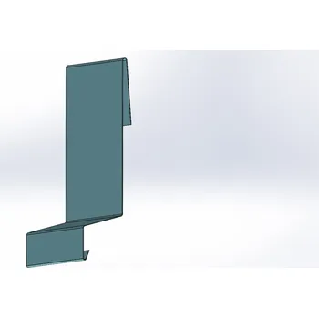 Nerezvpuste.cz Závětrná lišta závěsná 166mm Pozink 0,55mm