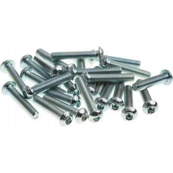 Šroub Kuličkový šroub POZINK M6x30 mm Šroub s vnitřním šestihranem (imbus) 25 kusů