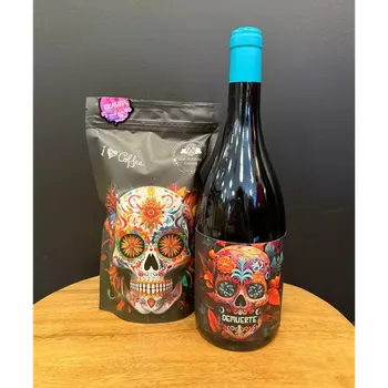 Víno Demuerte set 3: Káva Los Muertos Brasilia a Demuerte Organic