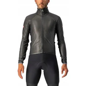 Moto bunda Cyklistická bunda Castelli Slicker Pro Microshell Černá vel. L
