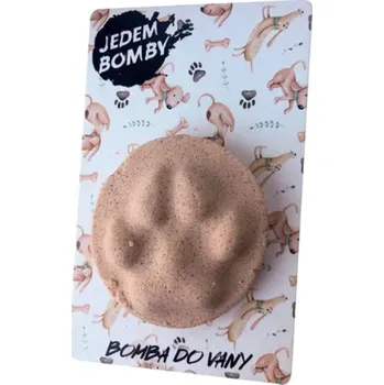 Bohemia Gifts Šumivá bomba do koupele Tlapka, hnědá