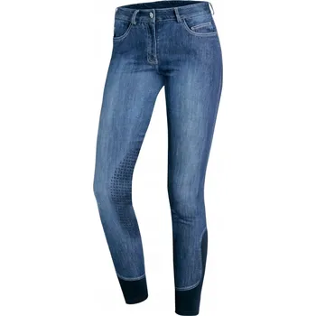 Dámské kalhoty Dámské jezdecké kalhoty LYRA Jeans - Schockemöhle - džínově modrá 38