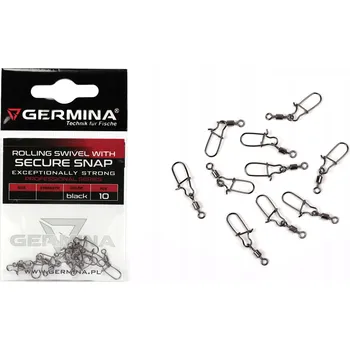Obratlík s karabinkou Germina Rolling Swivel With Secure Snap