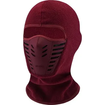 Kukla Balaclava | kukla s šátkem na lyže, na kolo více barev - Vínová
