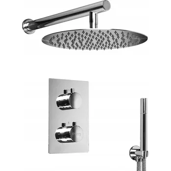 Vodovodní baterie Podomítková sprchová baterie Sannit Silver, stříbrná