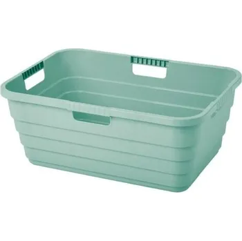 Koš na prádlo Tontarelli Koš na čisté prádlo MAYA 32 l, zelená