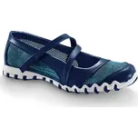 Sportovní baleríny ze síťoviny, na suchý zip námořnická modrá 38