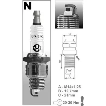 Autoelektrika Zapalovací svíčka BRISK N17YC řada Super