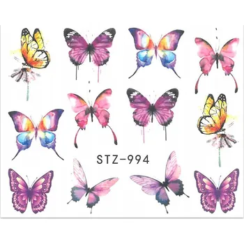 SAMOLEPKY NÁLEPKY na nehty pro zdobení STZ 994