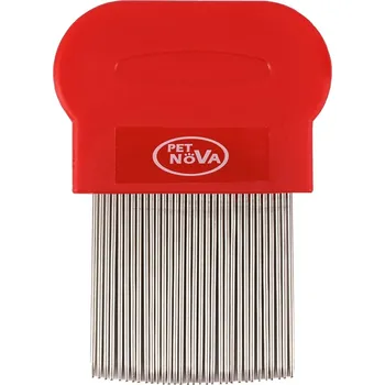 Kartáč pro zvířata Dlouhý plastový hřeben pro dlouhou srst pro psa kočku 8 cm Pet Nova