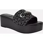 GUESS dámské pantofle,nazouváky na platformě Matties černé 38,5