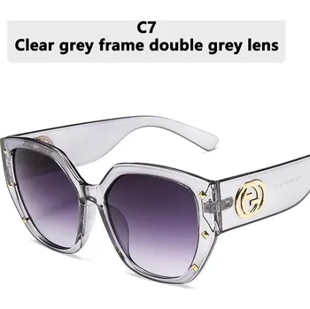 Retro dámské sluneční brýle ve vintage stylu - c7