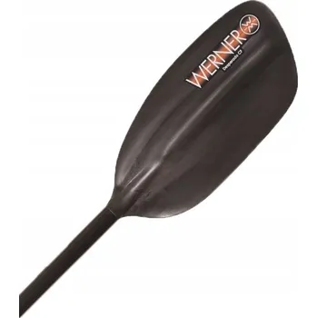 Dvoulisté kajakové pádlo s natočenými listy, jednodílné Werner Paddles, délka 197 cm