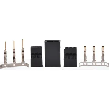 Konektory serva typu Futaba - Sada konektoru (samec + samice)