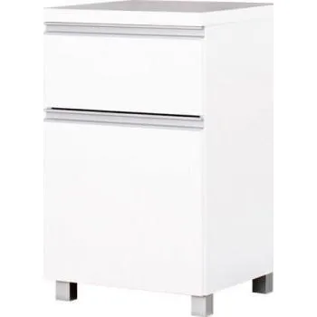 Zásuvkový kontejner Kontejner AGA AG50L-BI bílý lesk levý, 45 x 76 x 48 cm