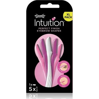 Barva na řasy a obočí Wilkinson Sword Intuition Perfect Finish Eyebrow Shaper břitva na obočí 5 ks